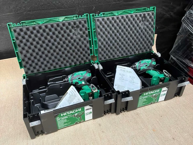Hitachi wh 18dsdl accu slagschroevendraaier (2x) - afbeelding 4 van  5