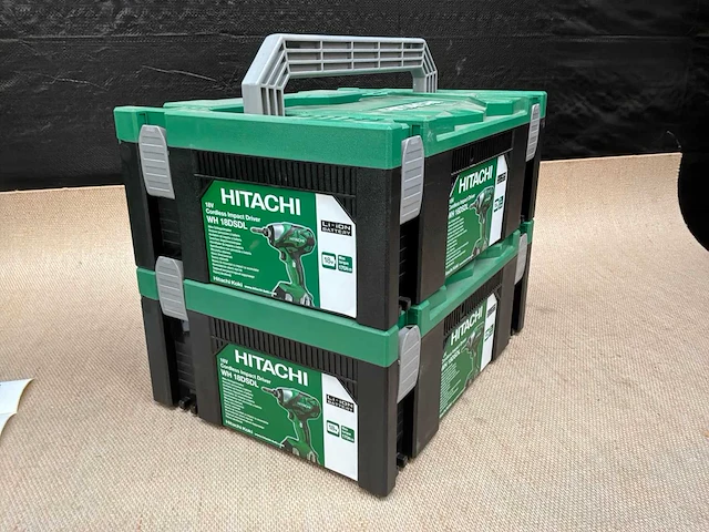 Hitachi wh 18dsdl accu slagschroevendraaier (2x) - afbeelding 5 van  5