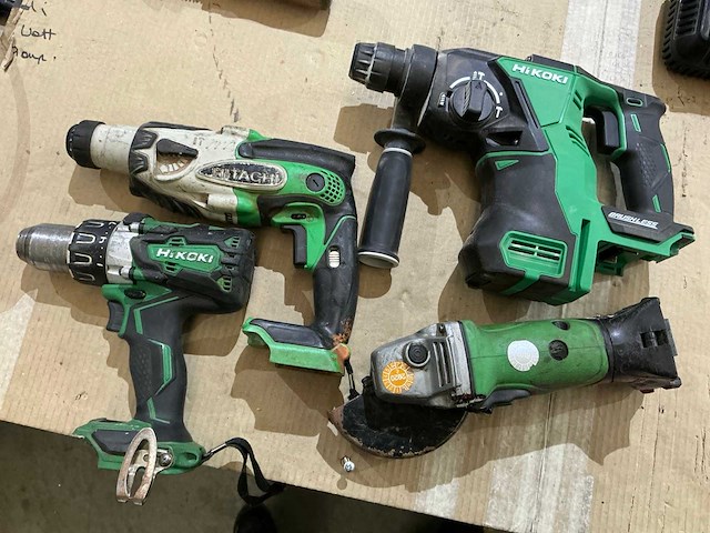 Hitachi/hikoki divers accugereedschap (4x) - afbeelding 1 van  5