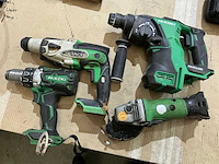 Hitachi/hikoki divers accugereedschap (4x) - afbeelding 1 van  5