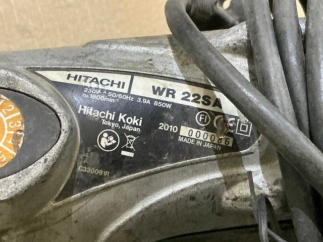 Hitachi/hikoki wr22sa slagmoersleutel - afbeelding 2 van  3