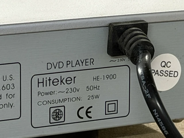 Hiteker dvd speler - afbeelding 3 van  3