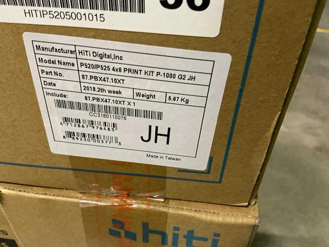 Hiti p530 series – fotopapier en inktlint (9x) voor fotoboothprinter - afbeelding 10 van  10