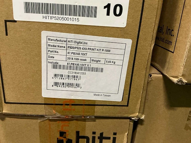 Hiti p530 series – fotopapier en inktlint (9x) voor fotoboothprinter - afbeelding 5 van  9