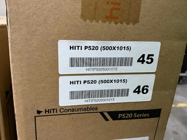 Hiti p530 series – fotopapier en inktlint (9x) voor fotoboothprinter - afbeelding 7 van  9