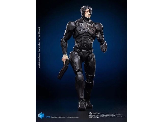 Hiya toys - mini 2014 battle damage robcop - 1/18 actiefiguur - lr0084 - afbeelding 3 van  3
