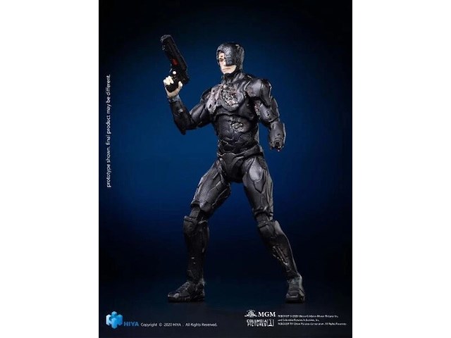 Hiya toys - mini 2014 battle damage robcop - 1/18 actiefiguur - lr0084 - afbeelding 2 van  3