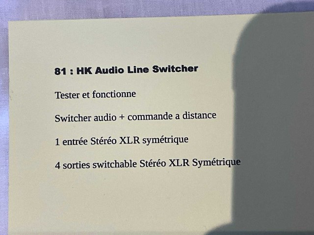 Hk audio line audioswitcher - afbeelding 4 van  4
