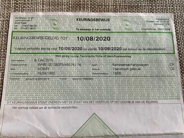 Hobby caravan 520 - afbeelding 23 van  29