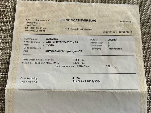 Hobby caravan 520 - afbeelding 24 van  29