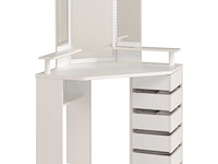 Hoek kaptafel volage met verlichting - wit - afbeelding 1 van  7