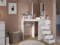 Hoek kaptafel volage met verlichting - wit - afbeelding 7 van  7