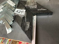Hoek verbinders deels zwart - afbeelding 2 van  4