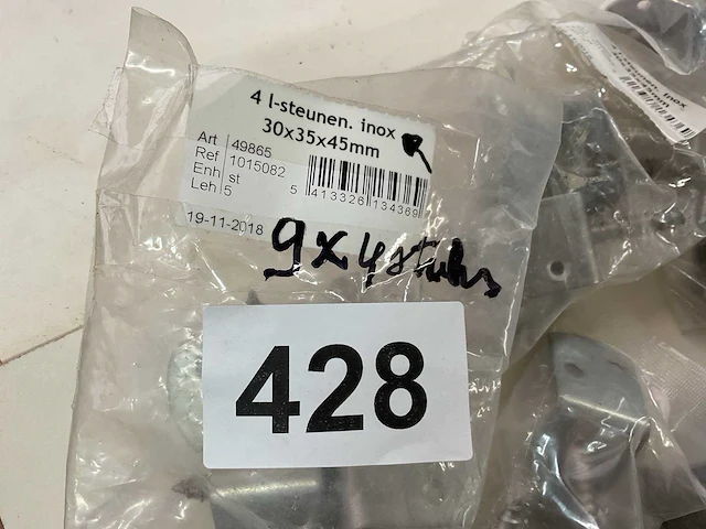 Hoek verbinders en inox hoeken - afbeelding 4 van  5