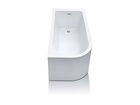 Hoekbad - 240l - wit - rechte hoek - afbeelding 4 van  10