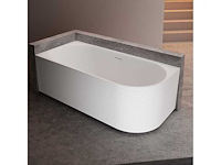 Hoekbad linker horizontale strepen 1700x800x58mm - afbeelding 1 van  3