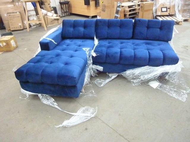 Hoekbank + chaise longue - afbeelding 1 van  6