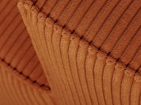 Hoekbank josh - met opbergruimte - terracotta ribfluweel - afbeelding 3 van  7
