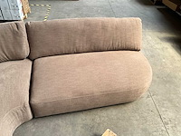 Hoekbank stof taupe - afbeelding 5 van  11