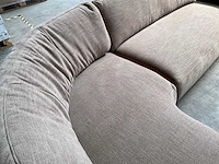Hoekbank stof taupe - afbeelding 6 van  11