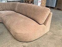 Hoekbank stof taupe - afbeelding 9 van  11