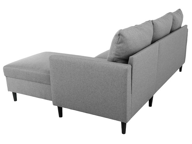 Hoekbank tweety - 192x137x82cm - grijze stof - afbeelding 3 van  7