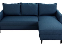 Hoekbank tweety - 192x137x82cm - marineblauwe stof - afbeelding 5 van  7