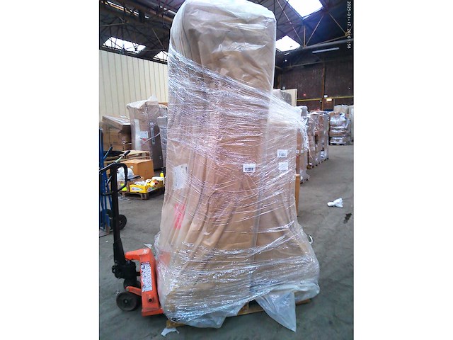 Hoekbank van verouderd leren microvezel - afbeelding 4 van  4