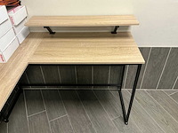 Hoekbureau en kast adore - afbeelding 4 van  7