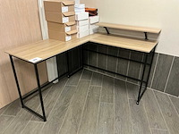 Hoekbureau en kast adore - afbeelding 1 van  7