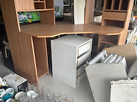 Hoekbureau + kast - afbeelding 3 van  6