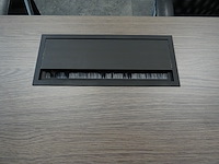 Hoekbureau + ladekastje en 3x bureaustoel - afbeelding 7 van  7