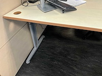 Hoekbureau met ladeblok (2x) - afbeelding 4 van  5