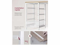 Hoekbureau, usb-aansluitingen, 4 lades - afbeelding 4 van  6