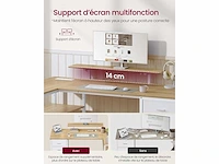 Hoekbureau, usb-aansluitingen, 4 lades - afbeelding 6 van  6