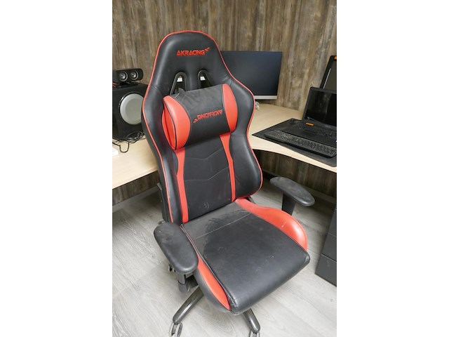 Hoekbureautafel + bureaustoel - afbeelding 2 van  4