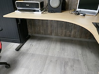 Hoekbureautafel + bureaustoel - afbeelding 4 van  4