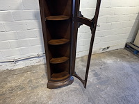 Hoekkast met glas 30x30x200cm - afbeelding 3 van  5