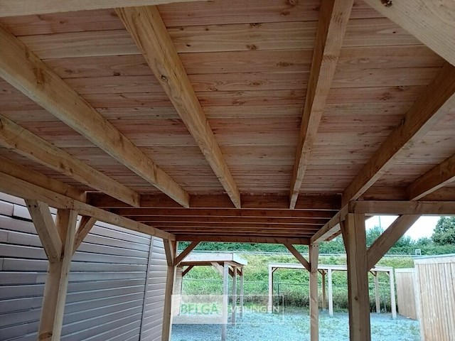 Hoekoverkapping afm 600x600x257 cm - afbeelding 7 van  10