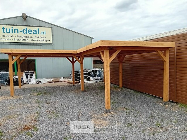 Hoekoverkapping afm 600x600x257 cm - afbeelding 3 van  10