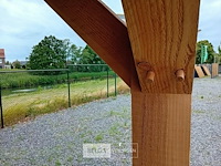 Hoekoverkapping met berging afm 1000x800x257cm - afbeelding 9 van  9