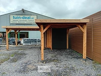 Hoekoverkapping met berging afm 700x600x257cm - afbeelding 4 van  9