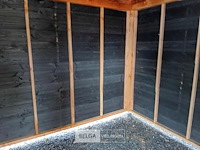 Hoekoverkapping met berging afm 700x600x257cm - afbeelding 6 van  9