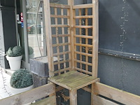 Hoekpergola + parasolvoeten - afbeelding 2 van  4