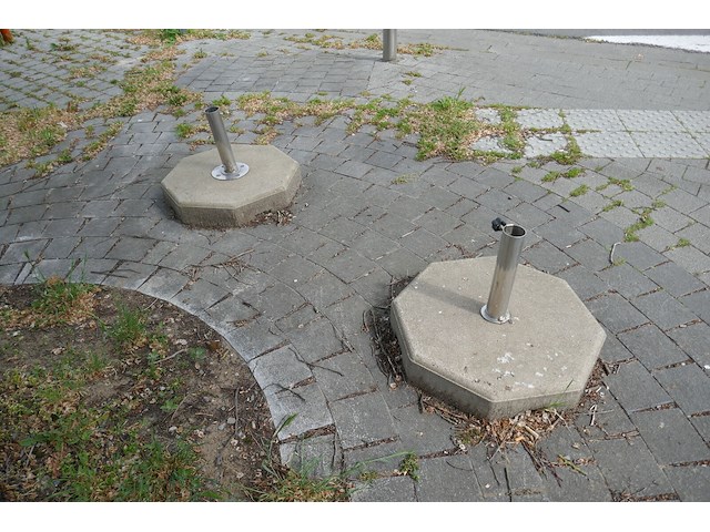 Hoekpergola + parasolvoeten - afbeelding 4 van  4