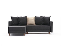 Hoekzetel balcab home | 215 x 150 x 80 cm | antraciet - afbeelding 7 van  7