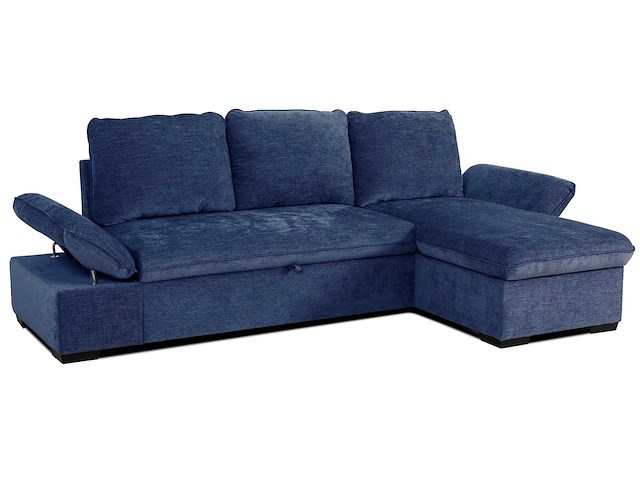 Hoekzetel candy - met opbergruimte - blauw - afbeelding 1 van  7