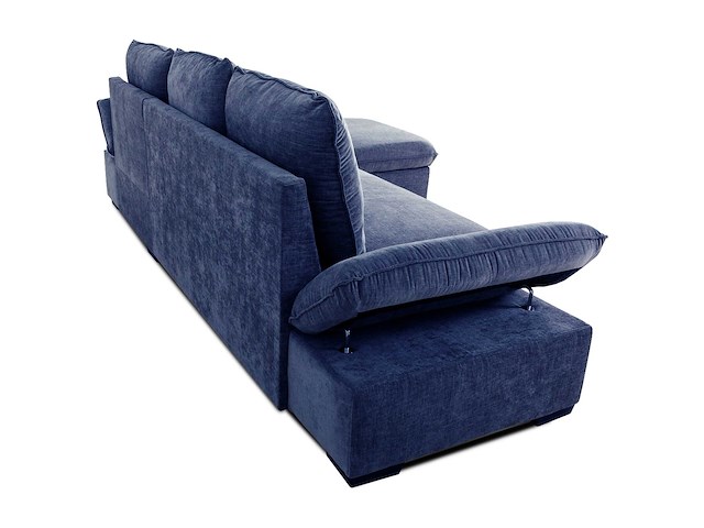 Hoekzetel candy - met opbergruimte - blauw - afbeelding 4 van  7