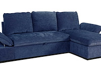 Hoekzetel candy - met opbergruimte - blauw