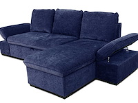 Hoekzetel candy - met opbergruimte - blauw - afbeelding 2 van  7